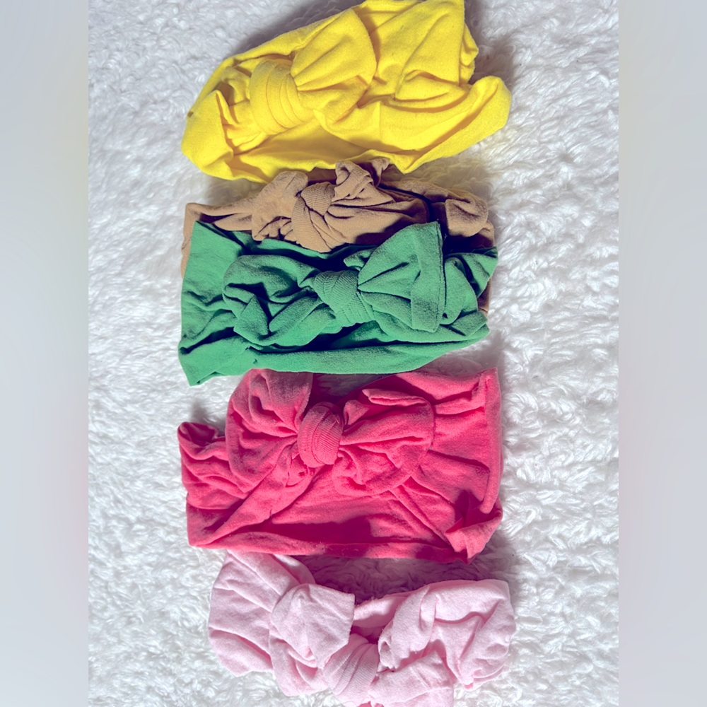 5 baby girl head bands